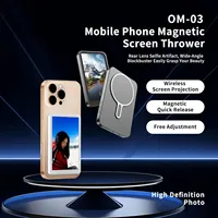 Wireless Magnetic Mount Vlog Selfie Monitor Screen Phone Rear Camera Selfie WiFi Bluetooth Connection for Selfie Live Vlog