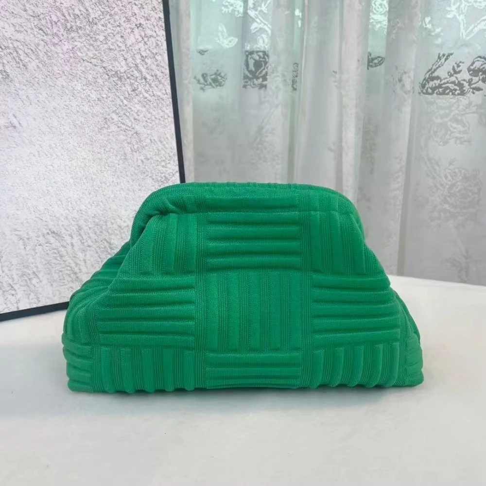 Europäische und amerikanische Bestseller-Clutch-Tasche mit großem Fassungsvermögen, vielseitigem Strickmuster, für den Alltag und den Abend. – Detail 12