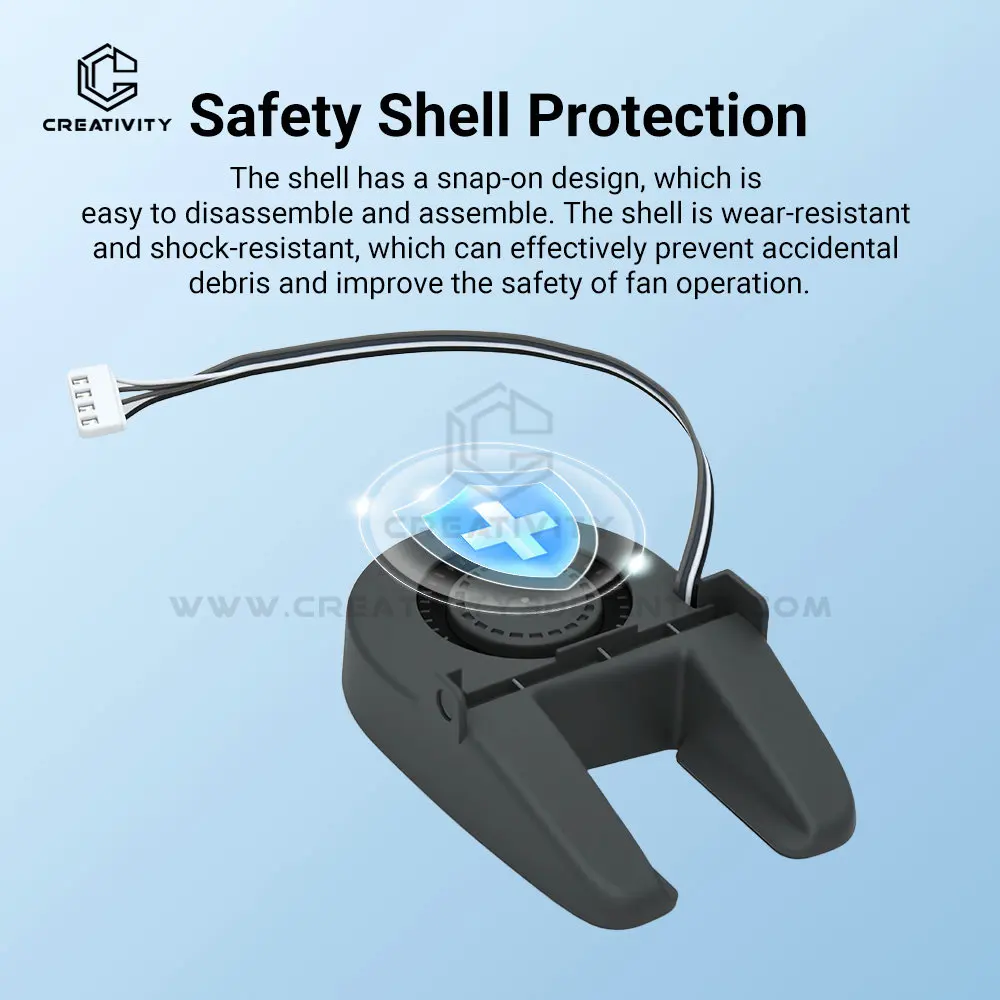 لطابعة بامبو لاب A1/A1mini ثلاثية الأبعاد 5015 A1 مروحة تبريد مكون منفاخ الهواء لمروحة بامبولاب A1 5015