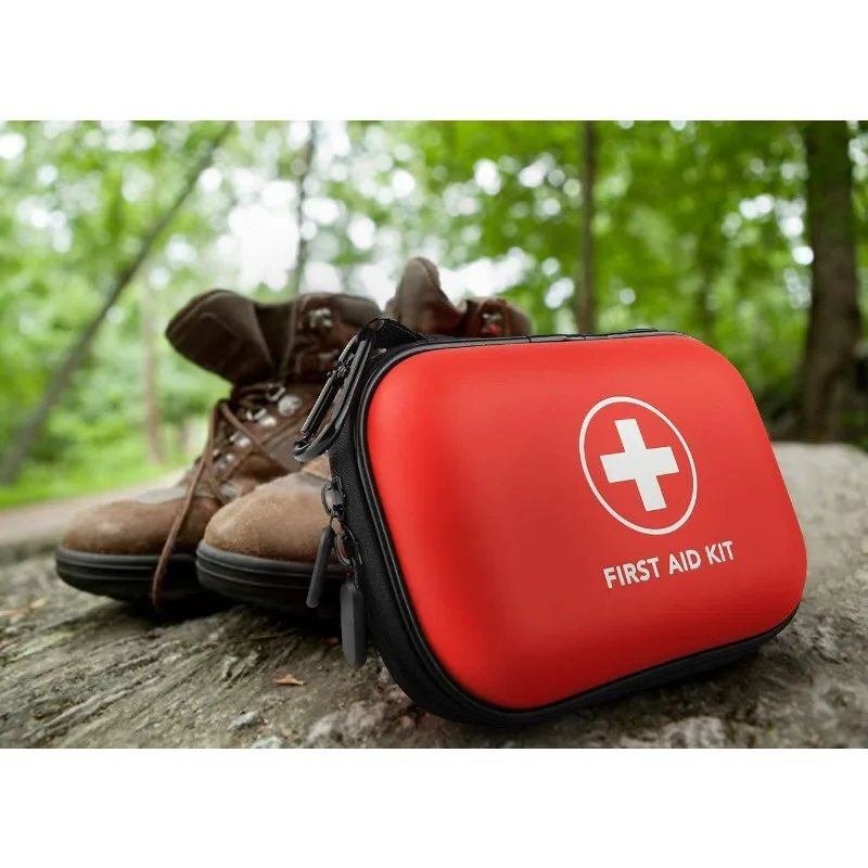 PU Leather Portable First Aid Kit Multifunctional Zipper Medical Storage Bag Outdoor Home Travel Emergency Medicine Organizer - view 5