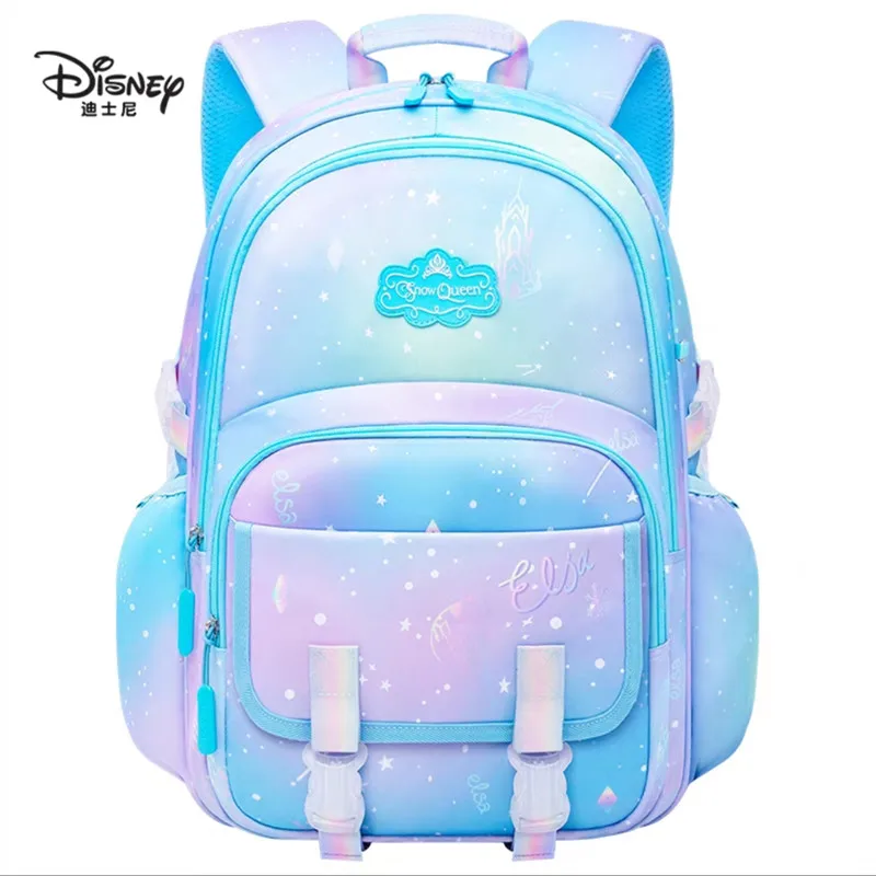 Disney Frozen Schooltassen Voor Meisjes Primaire Midden Student Schouder Orthopedische Leisure Rugzak Grote Capaciteit Grade 3-6 Mochila