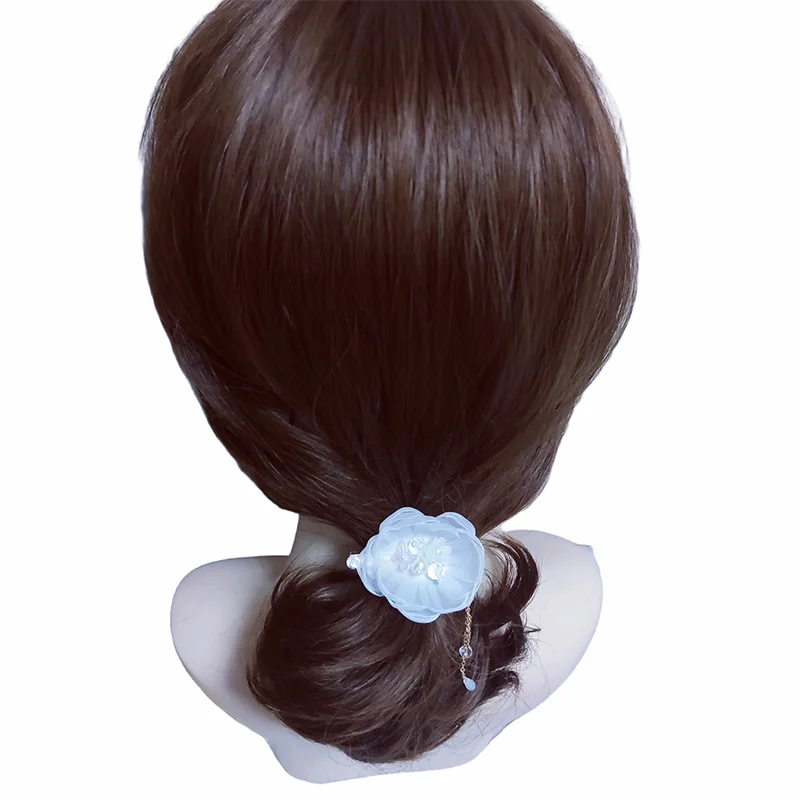 

Заколка для волос с белым цветком для женщин и девочек, романтическая богемная заколка с цветком, милые заколки для волос, модные аксессуары для волос, подарки