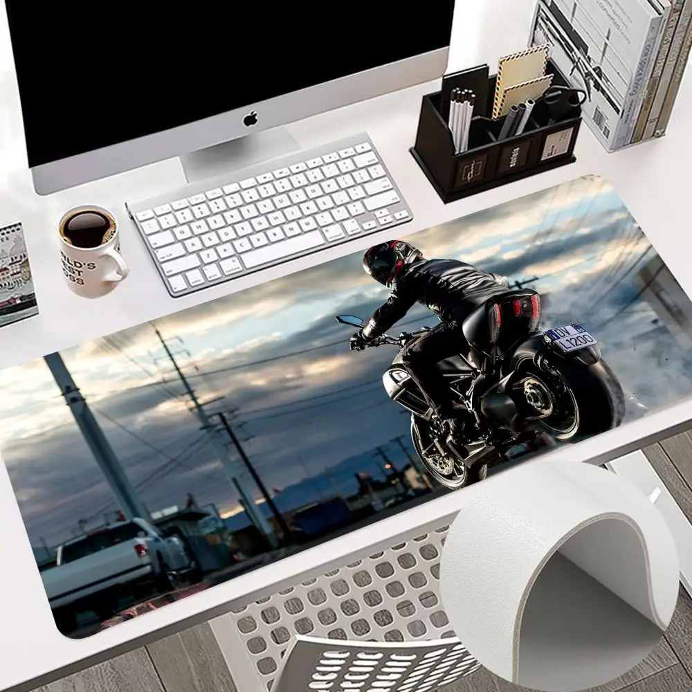 Retro motorcycle Mouse Pad Mice Pad Leather Mouse Mat PC Game Accessories Double Sided PU Desk Mats Carpet Anti-slip Waterproof