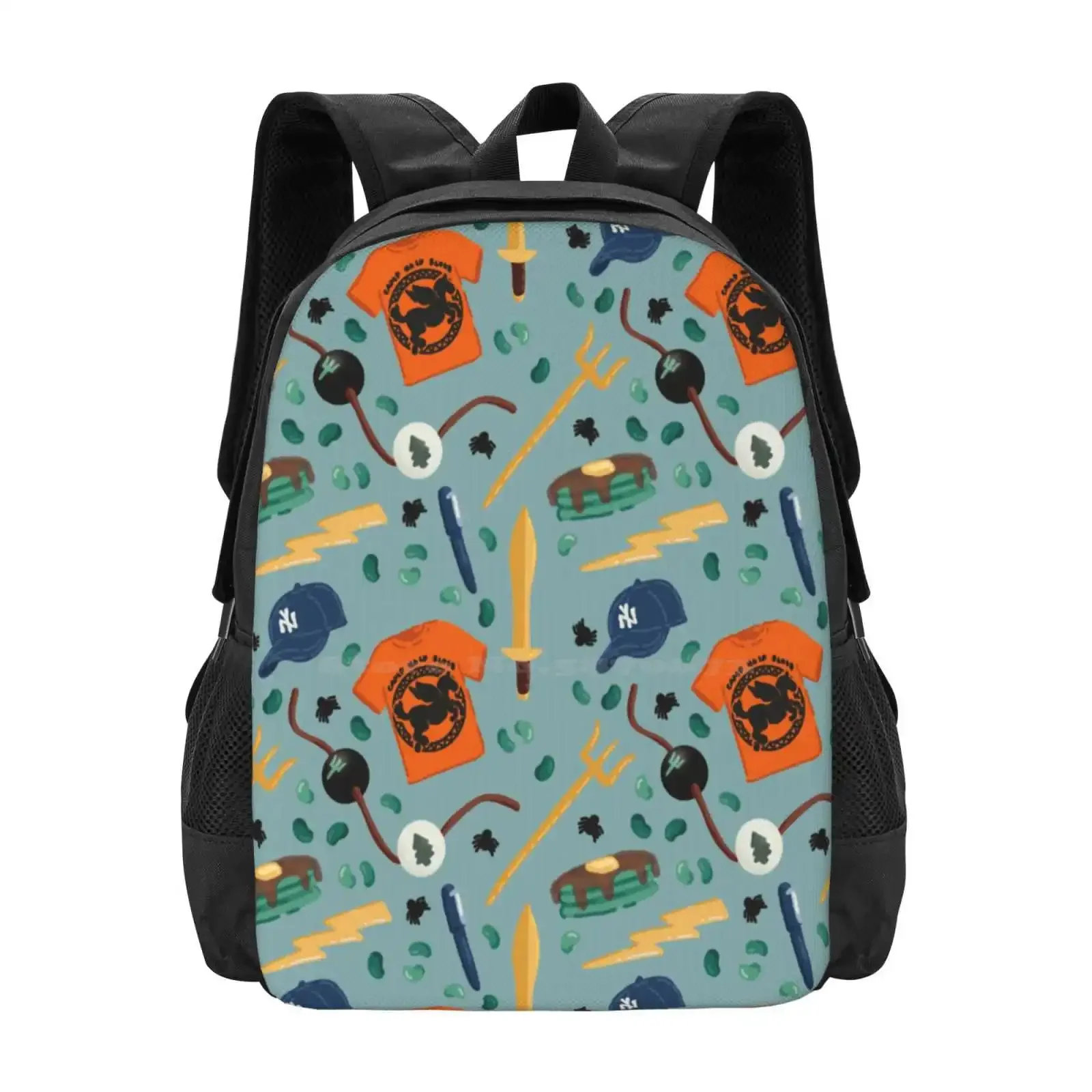 

Riptide (Light) Hot Sale Schoolbag Backpack Fashion Bags Riptide Percy Jackson Books Reader Pjo Camp Half Blood Pen Sword Greek