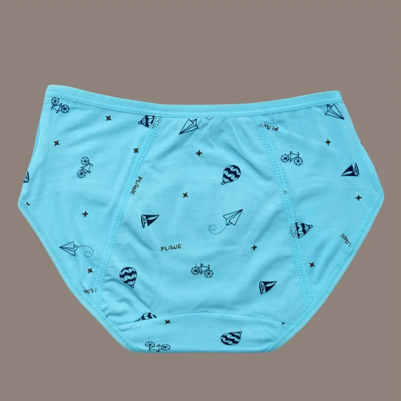 3 pcs Girls Leak Proof Period  Underwear Children Menstrual Cotton Soft Cartoon Printed Briefs Modal Kids Sexy Panties