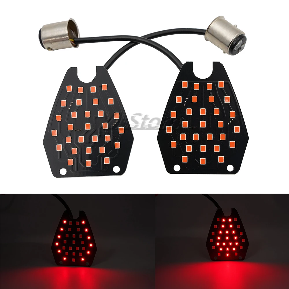 صالح لهوندا CB400 CB1300 / CBR600RR / CBR1000RR 2004 2005 2006 2007 دراجة نارية LED الخلفية بدوره ضوء مؤشر الإشارة 1156 1157