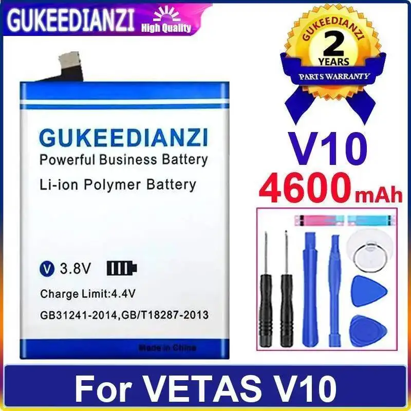

Lightweight Reliable Power Mobile Phone Battery For Vetas V10 4600Mah