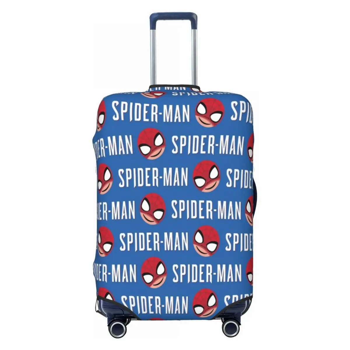 

Custom Funny Spiders Movie Mans Cartoon Superhero Luggage Cover Protector Washable Travel Suitcase Covers