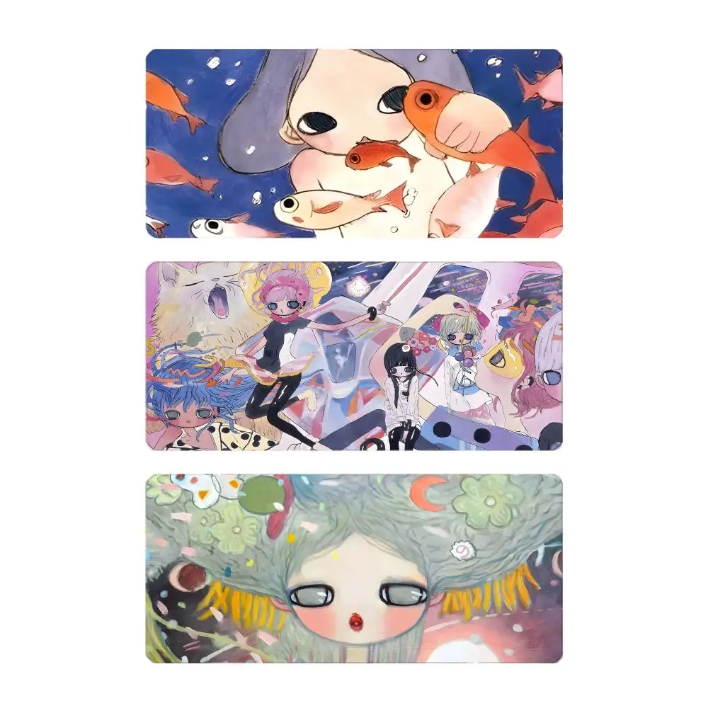 Beautiful Abstract Art A-Aya Takano Mouse Pad Mousepad Large Gaming LockEdge Thickened PC Table Desk Mat
