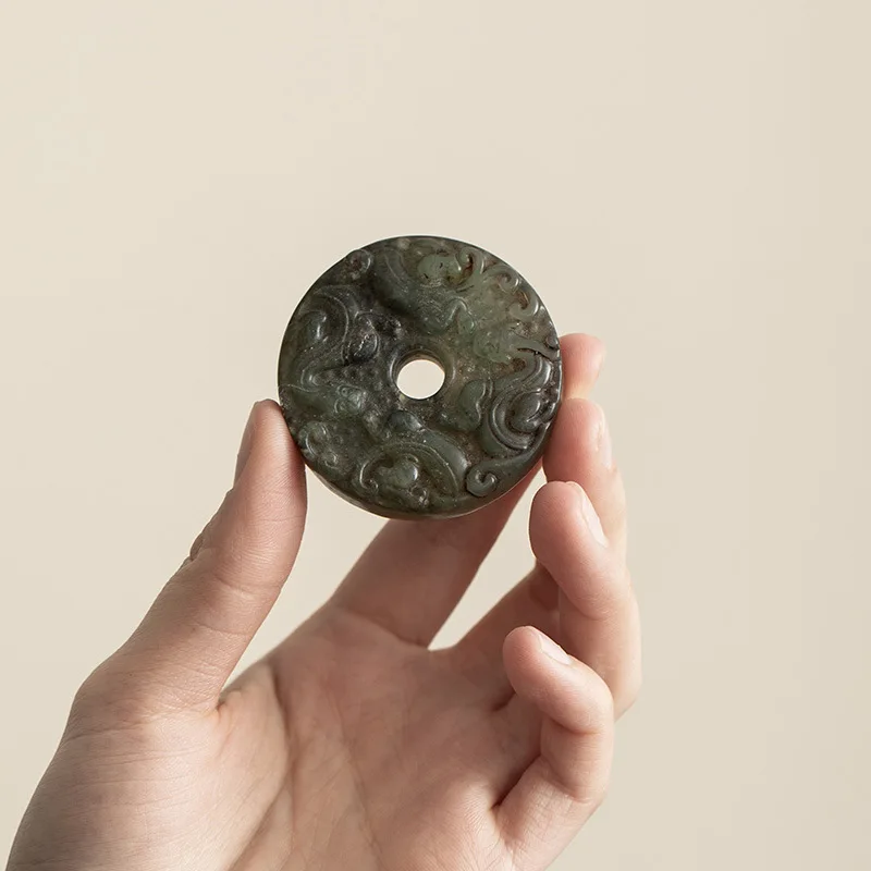 

Tea ceremony cover, jade pendant, Pixiu pendant, ancient costume props