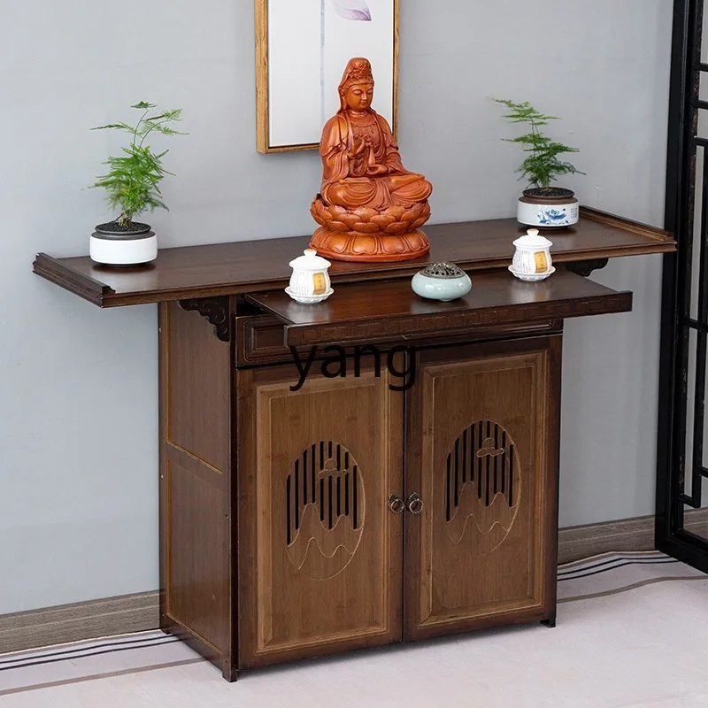 L'm'm Household Entrance Worship Altar Incense Burner Table Economical Buddha Cabinet Clothes Closet