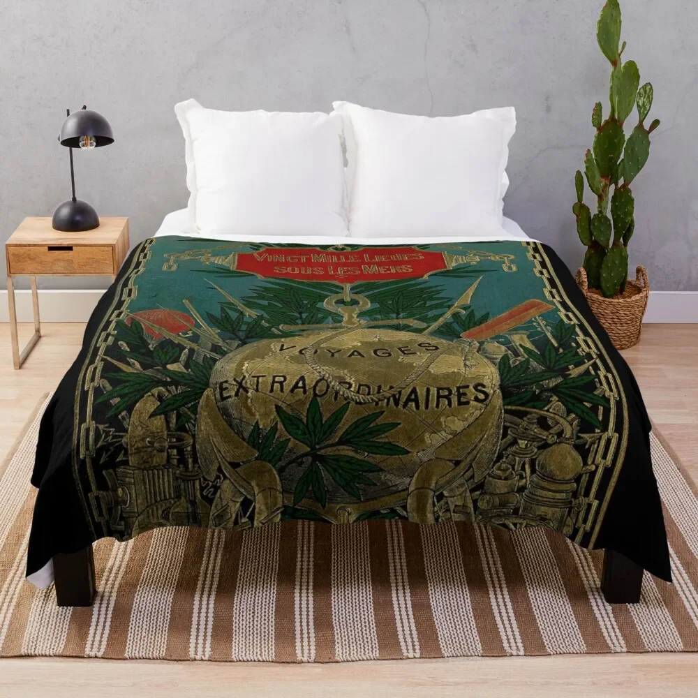 

Jules Verne Extraordinary Voyages Throw Blanket Warm Comfortable Blanket for Office Napping