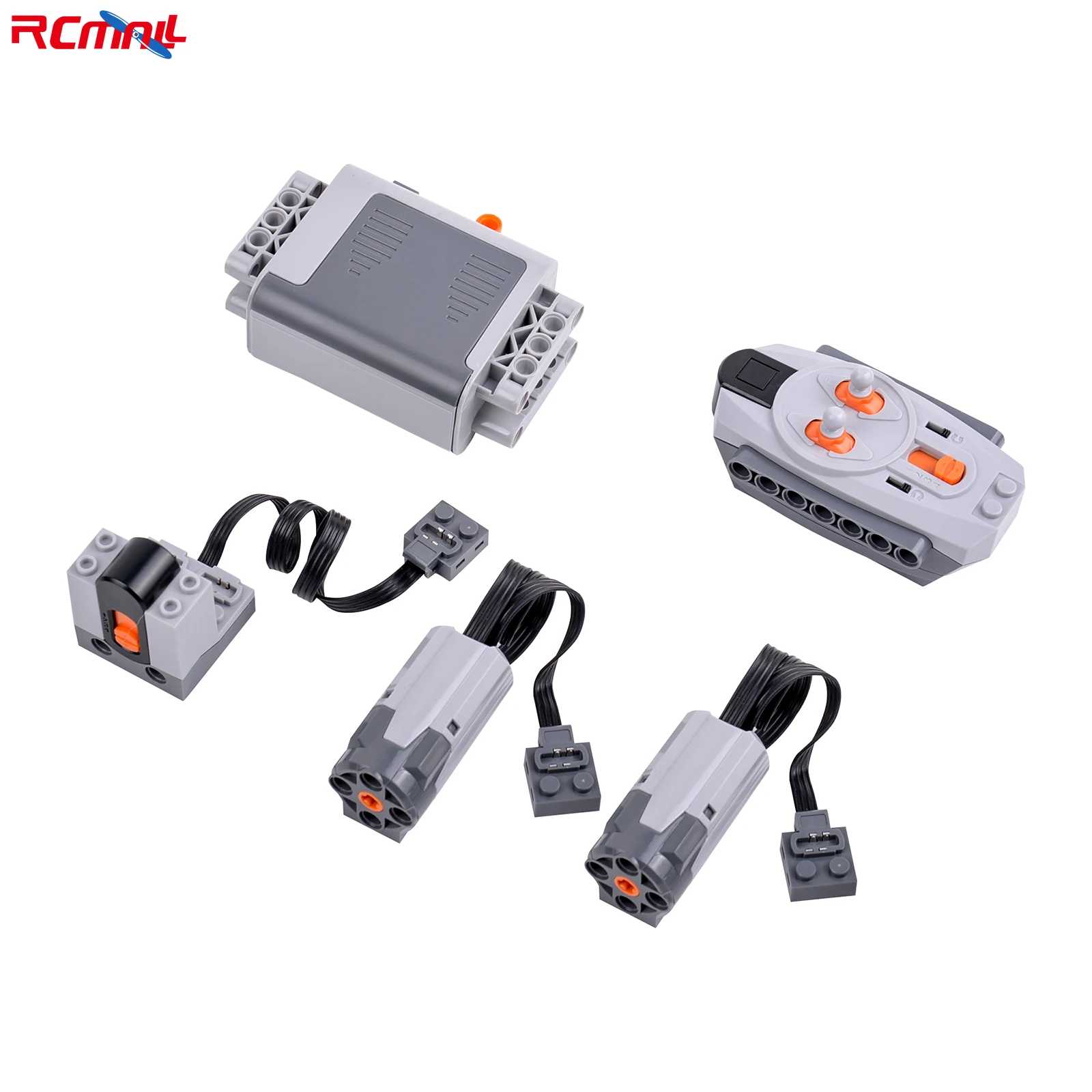 Technical MOC PF Parts Power Function Building Blocks Servo Motor IR Controller Receiver AA Battery Box for Legoeds