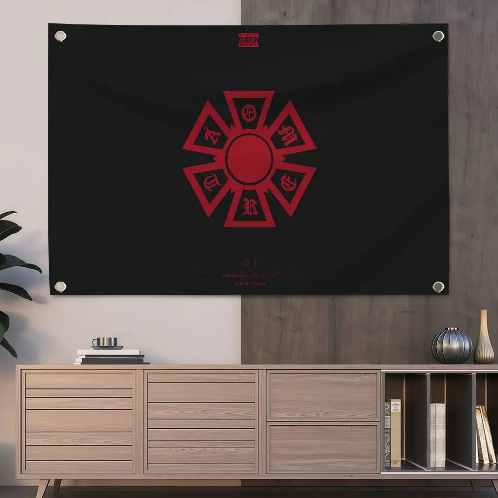 J B-Balvin Omerta Rapper 150 x 200 cm 60 x 90 cm Flaggen-Dekoration für den Außenbereich, Picknick, Party, Zuhause, Camping, Party, Kunst, zum Aufhängen, Banner