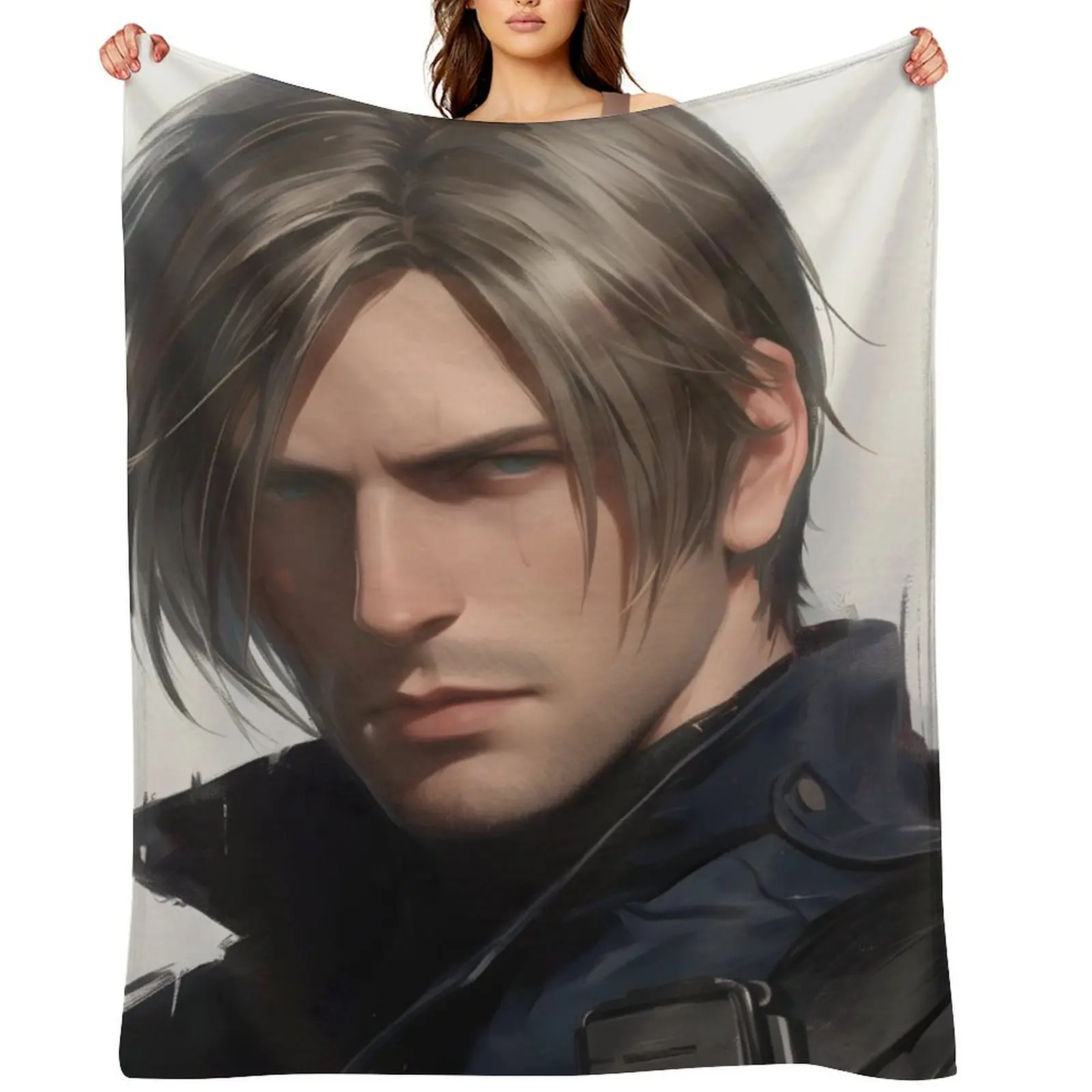 

Leon Kennedy - 10 Throw Blanket Decorative Beds Summer Beddings Stuffeds valentine gift ideas Blankets
