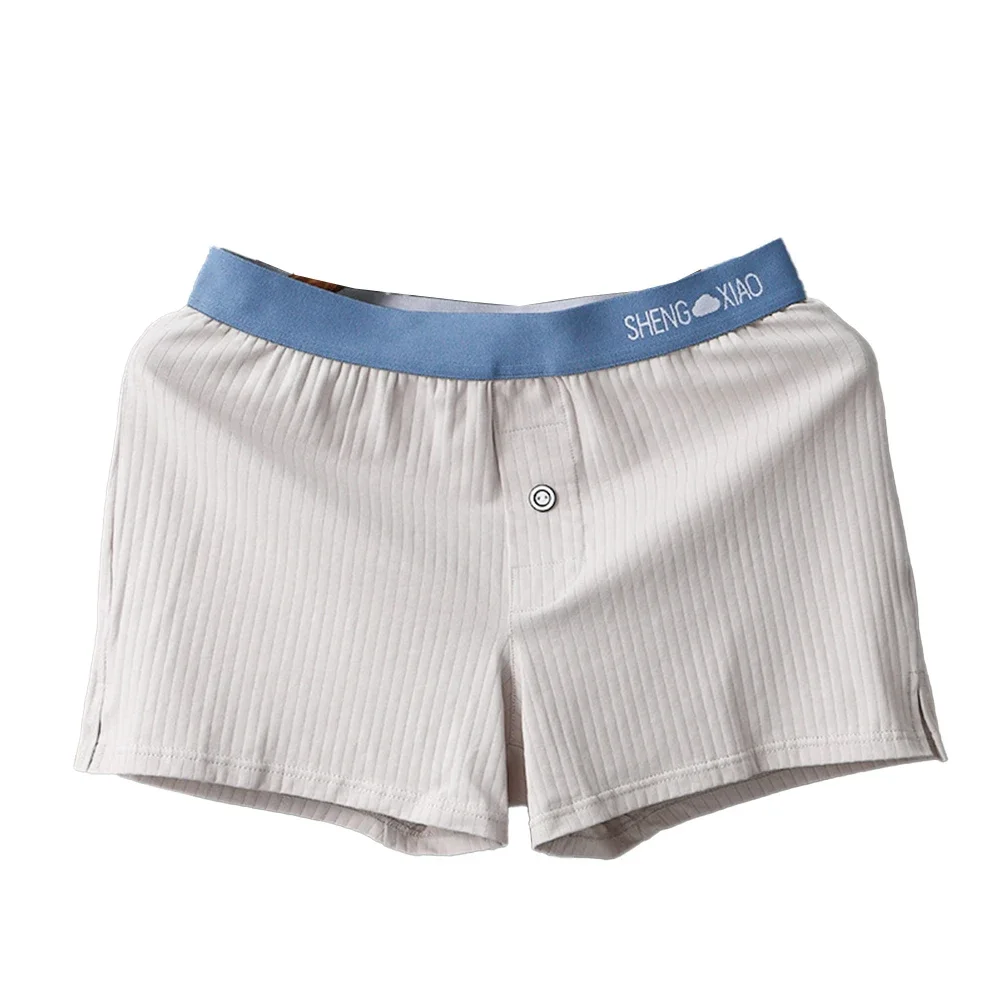 الرجال القطن الملاكمين السراويل لينة الملابس الداخلية مثير الملابس الداخلية السروال جذوع Homewear مثير Tоy رجل تنفس فضفاض ملابس للرجال #4