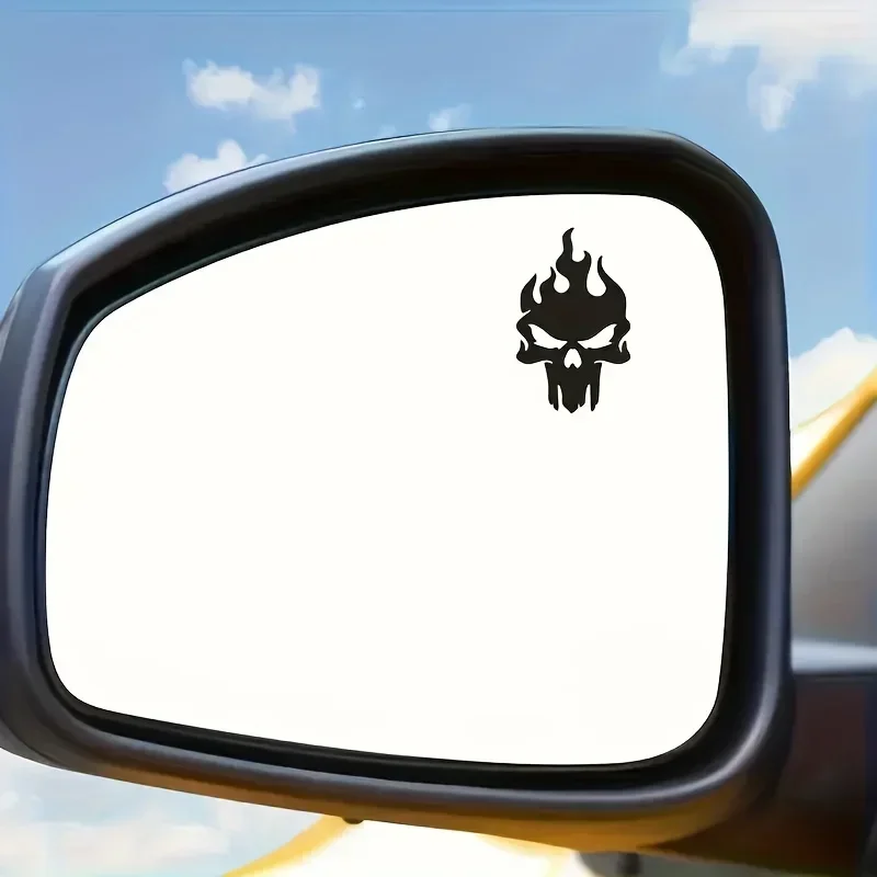 2PCS/SET Fashionable Skull-Themed Car Sticker, Bold Decal for Car, Ideal for Adding an Edgy Look to Your Automobile