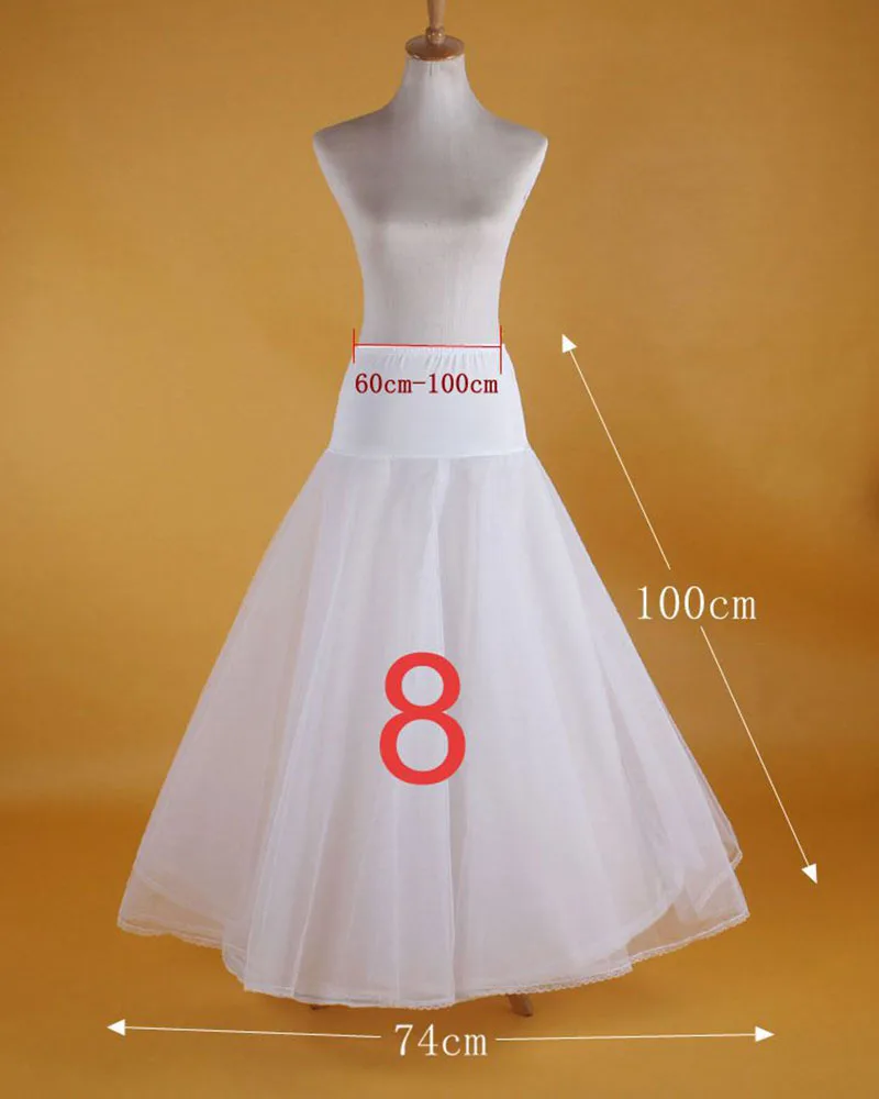 Women Wedding Bridal Multi Style Petticoat Hoops Crinoline Wedding Underskirt Skirt Ball In Stock