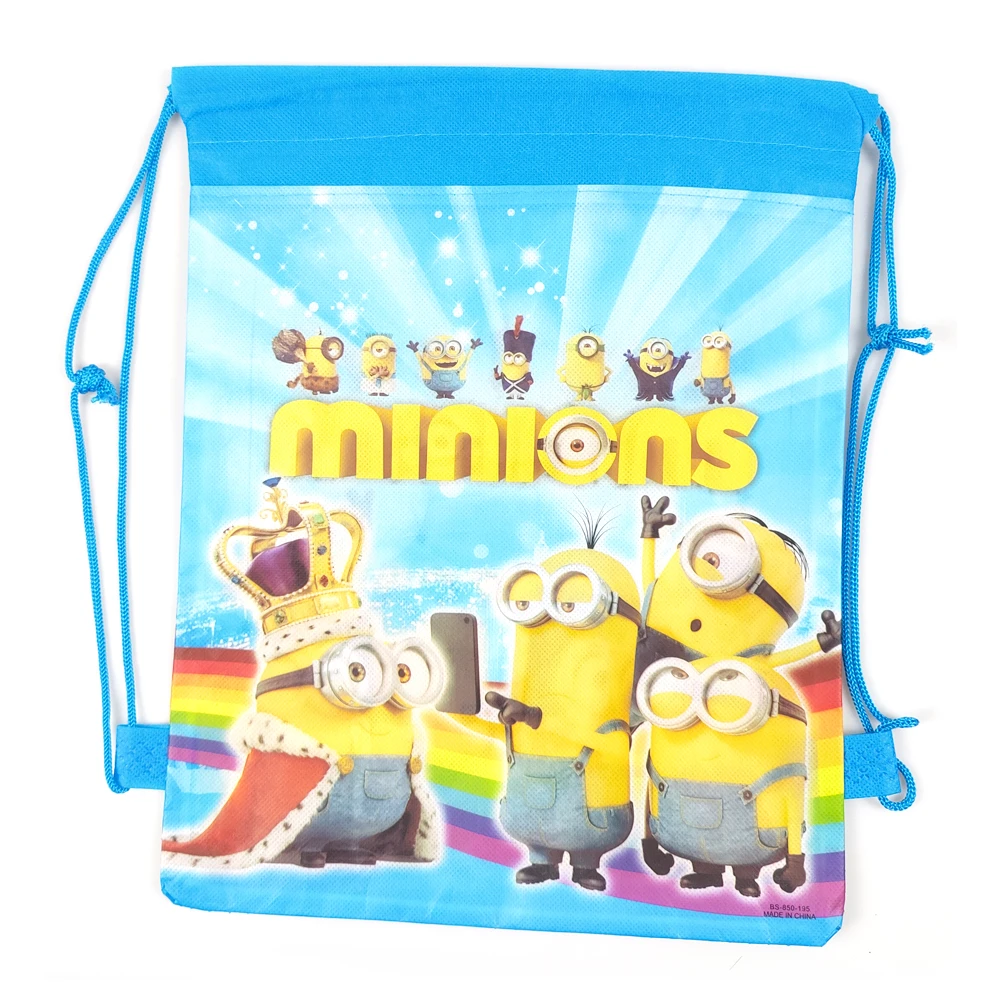 1pcs/lot Animals Theme Mochila Non-woven Fabrics Drawstring Birthday Party Kids Boys Girls Favors Gifts Bags Decorate Backpack