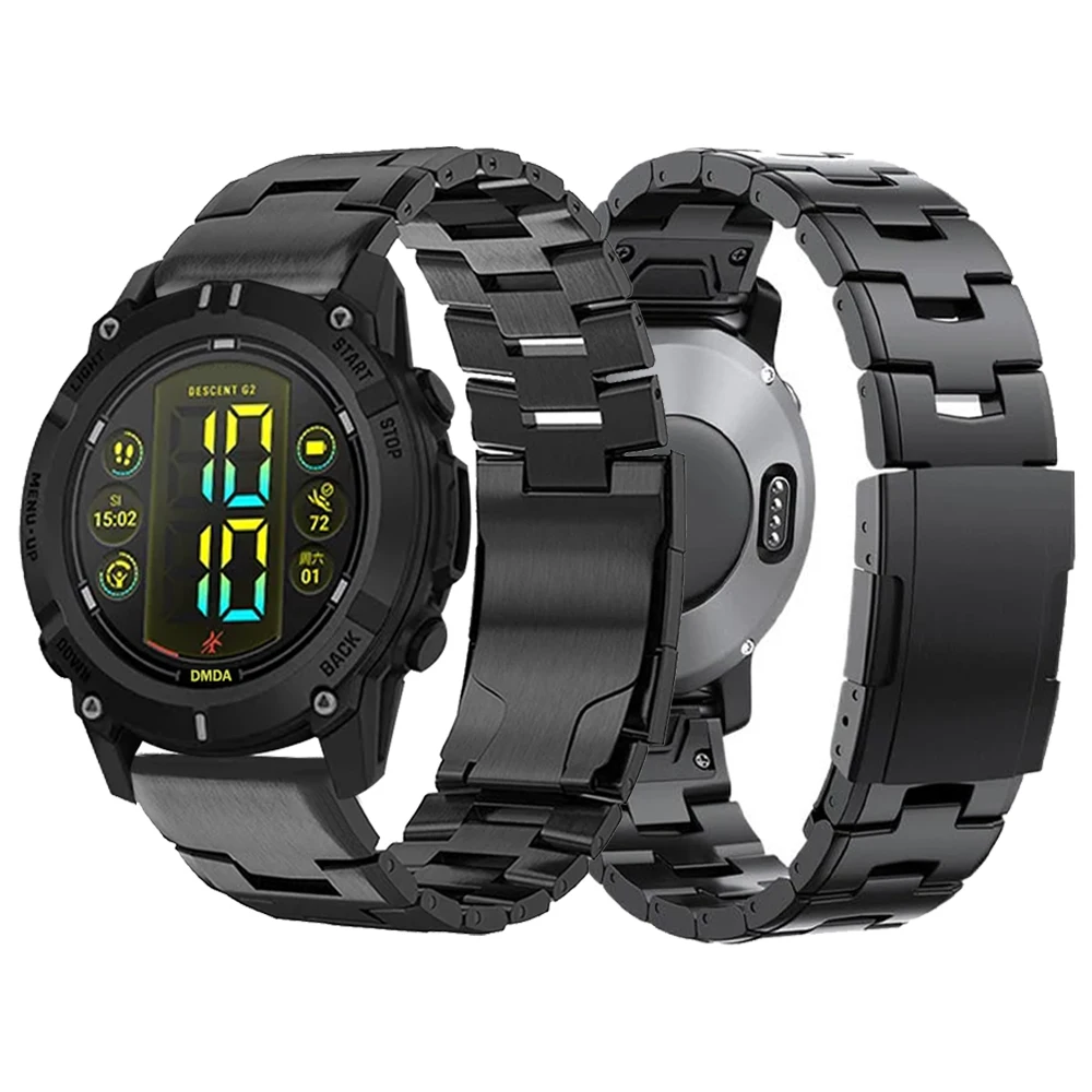 26MM 22MM Titanium Strap For Garmin Fenix E 8 7 7X 6 6X Pro/EPIX Pro Gen 2/Descent G2 Mk3i/Instinct 3 2X/Tactix 8 Quickfit Band