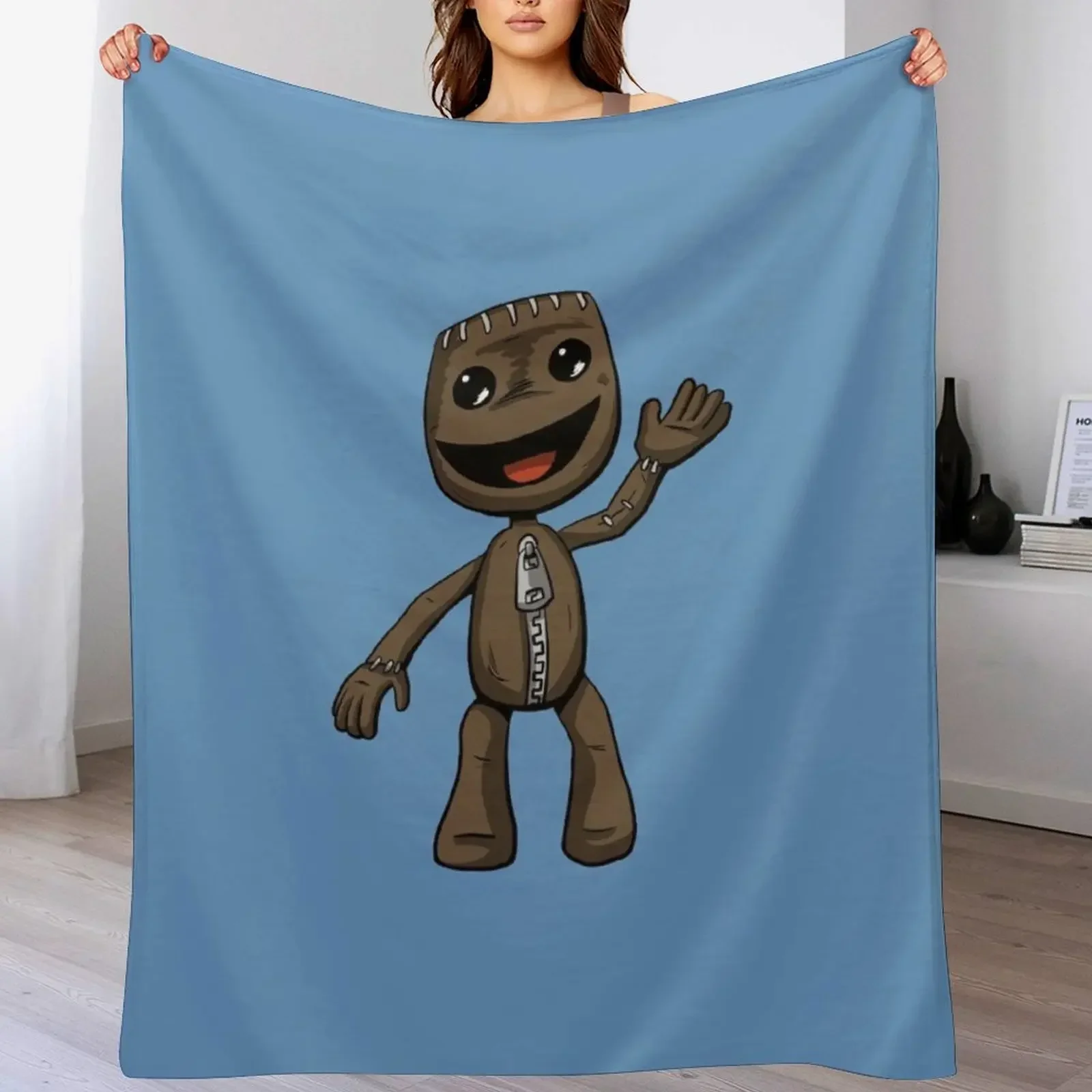 

Sackboy Throw Blanket warm winter Retros For Baby sofa bed Blankets