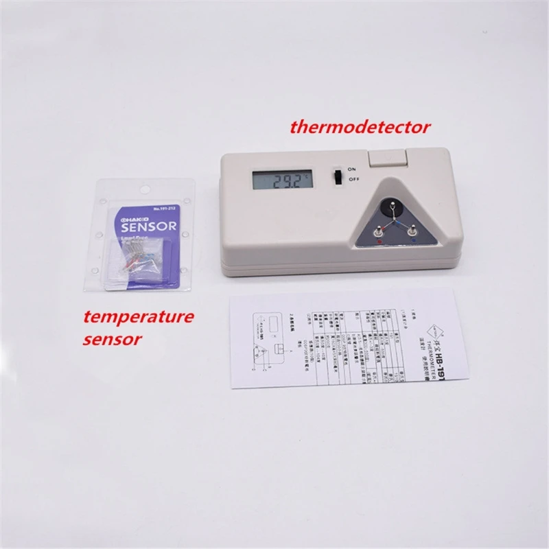 LCD Display Soldering Iron Tip Thermometer Temperature Tester Sensors