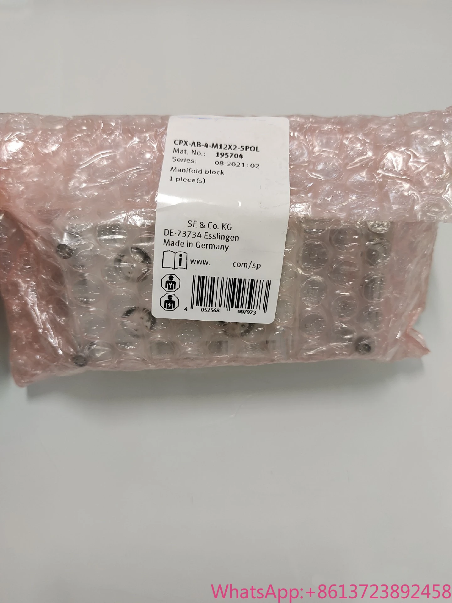 

Brand New 195704 CPX-AB-4-M12X2-5POL