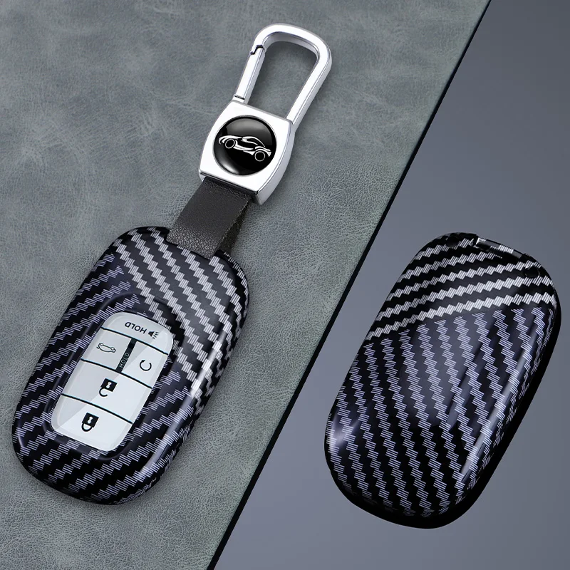 

ABS Car Key Case Cover For Honda Civic Accord HR-V CR-V CRV 2022 2023 4 5 Buttons Auto Shell Fob Holder Car Accessories