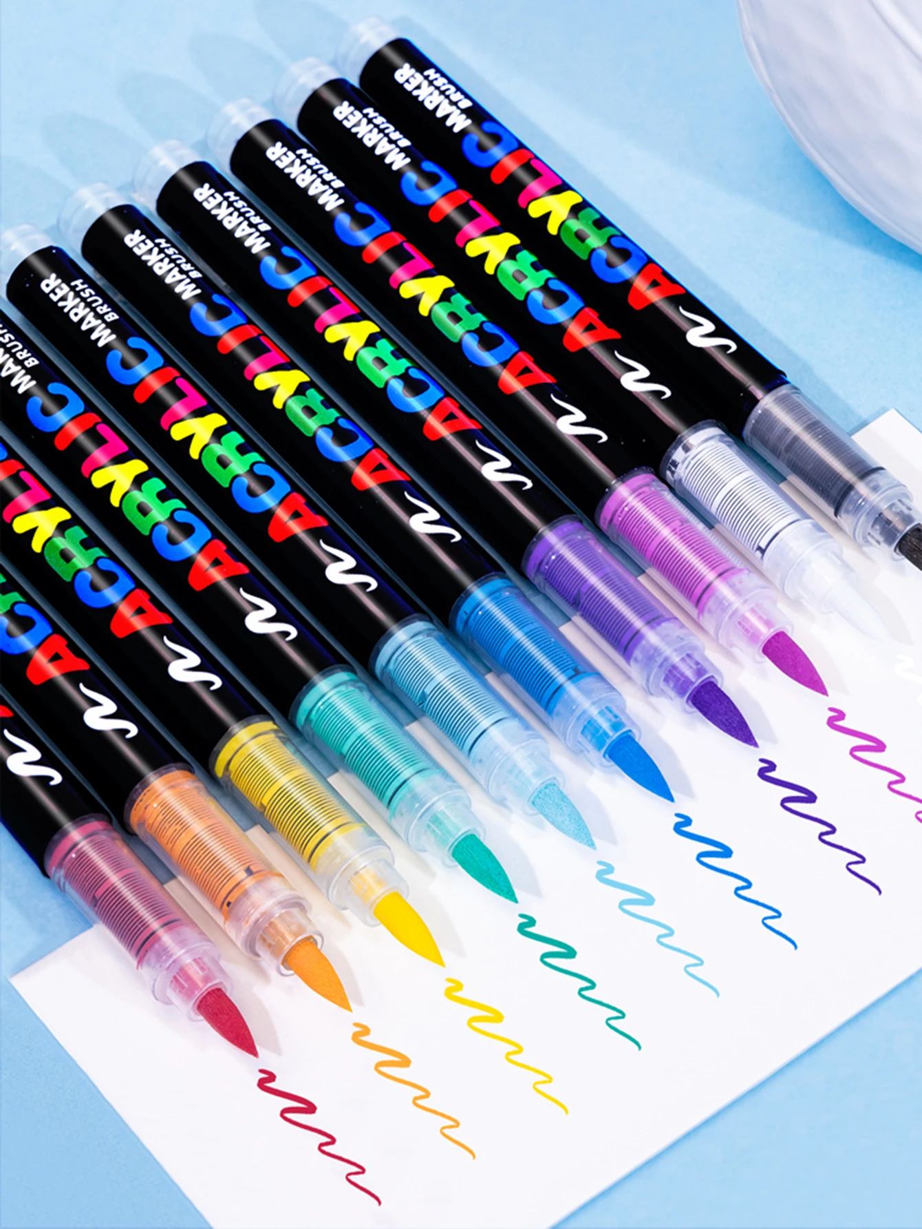 168/120/72/60/48/36/24/12 Stück Künstler-Marker-Set mit zwei Spitzen, Acryl-Marker-Set, ideal für Schule, Büro, Dekoration und künstlerische Geschenke – Detail 4