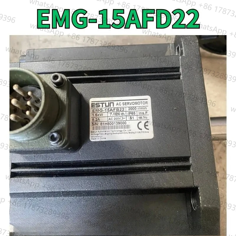 

second-hand Motor EMG-15AFD22 test OK Fast Shipping