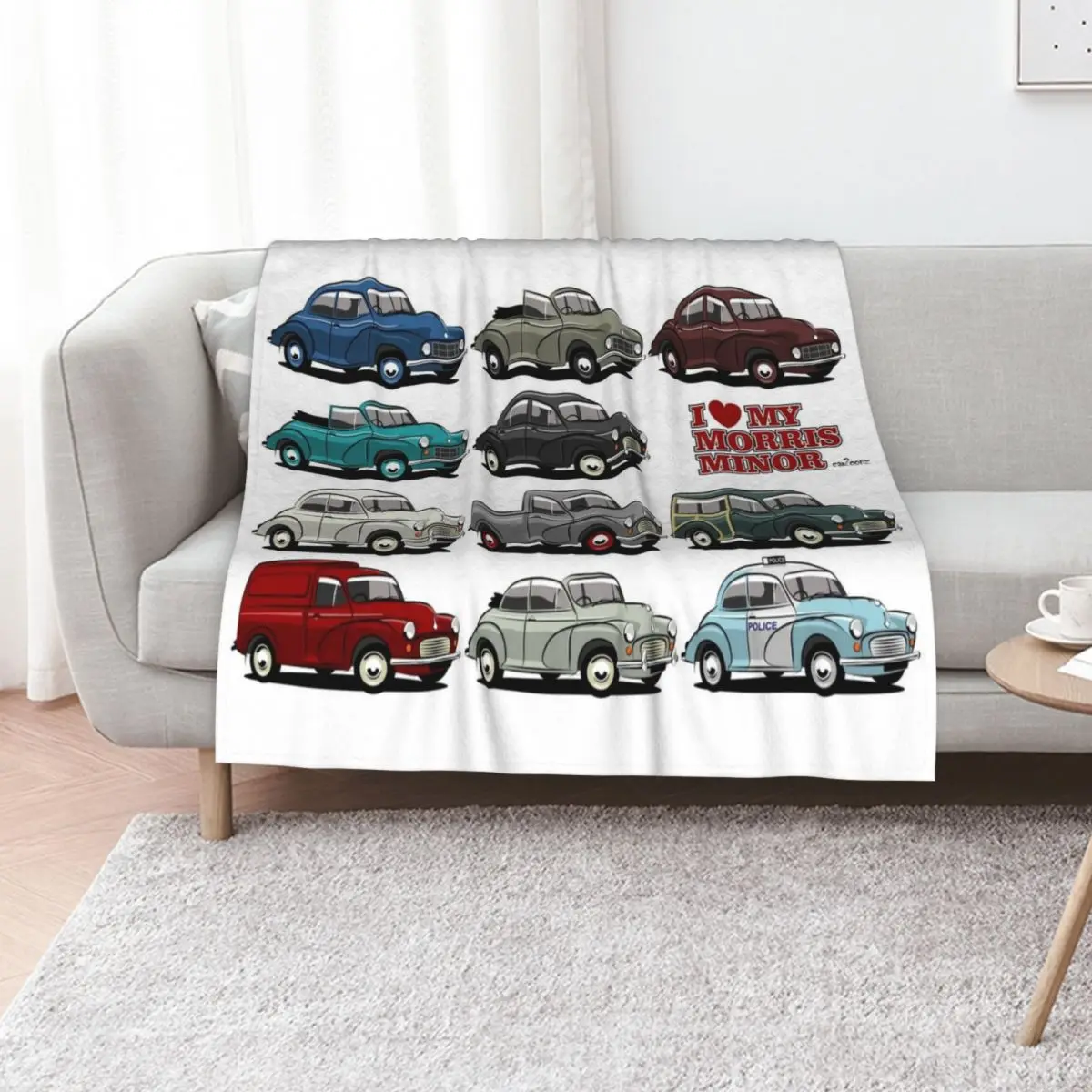 

Morris Minor evolution Throw Blanket anime Summer Luxury Designer Luxury St Blankets