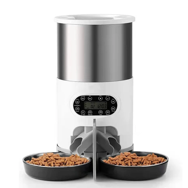 

Feeder remote grain timing quantitative automatic feeding bowl