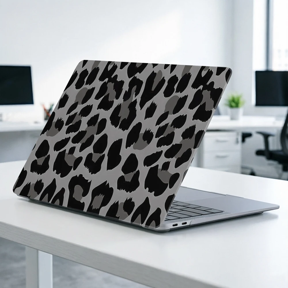 Leopard Print Style Laptop Protective Case For MacBook Air 13 M5 2026 Case model A3449 Funda for MacBook Neo 13 Pro 14 16.2