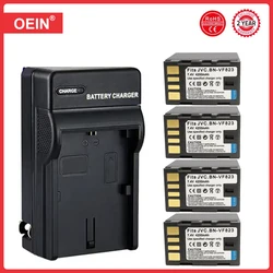 4200mAh BN-VF823 BN-VF823U Battery + LED USB BN-VF823 Charger for JVC BN VF823 VF823U GZ-HM200 GY-HM170 JY-HM85 JY-HM95 GR-DA30
