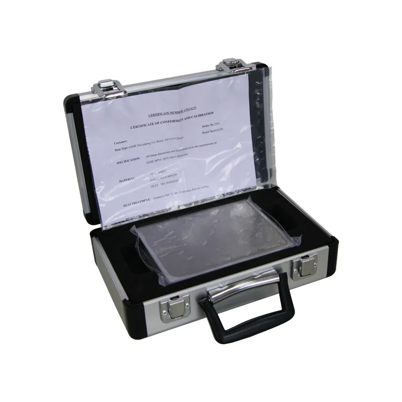 Imagem -05 - Yushi-asme Basic Aço Calibração Bloco Ndt Espessura 19 mm 38 mm 1018
