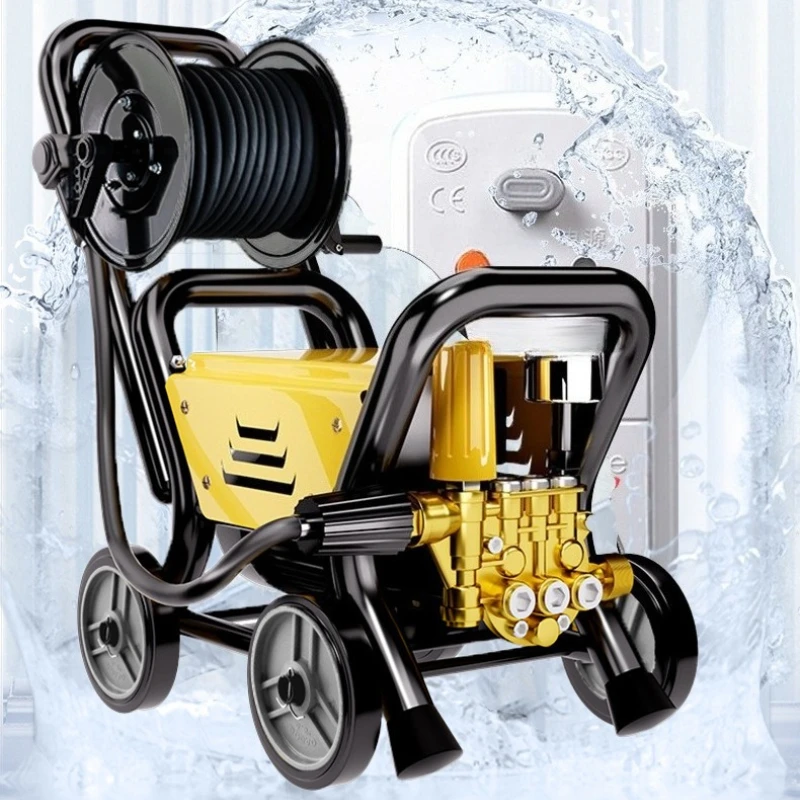 High Pressure Car Washing Machine 220V High Power Car Washing Artifact Portable Brushing Pump High Pressure Cleaning Machine view 2