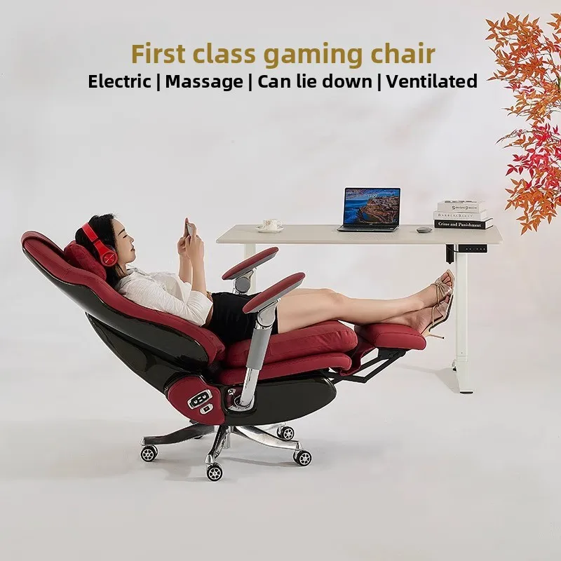 

Jianmei Home Comfortable Sitting without Exhaustion, Ergonomic, Esports Advanced Seatable or Lying Massage Chair