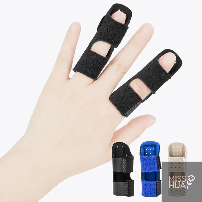 HUA قابل للتعديل إصبع مصحح جبيرة لوح فولاذي لتخفيف الآلام إصبع هدفين دعم جبيرة اليد إصلاح حزام حامي تنفس #5