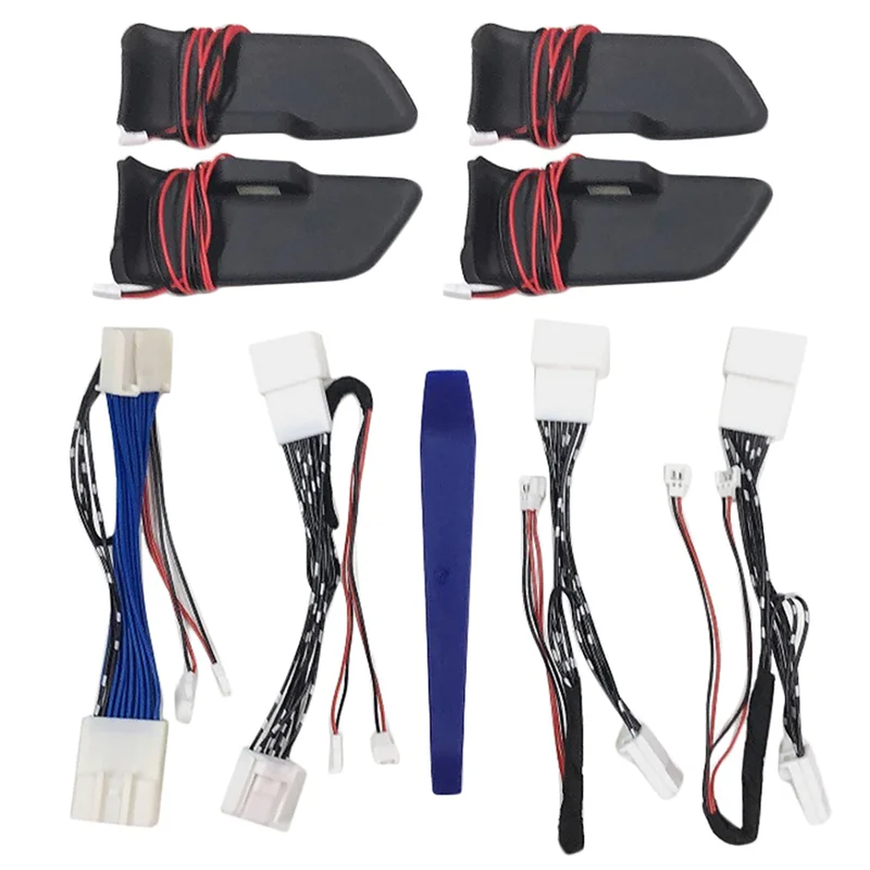 

5X For Toyota Corolla 2020 2021 Door Bowl Armrest Atmosphere Light Interior LED Blue Door Bowl Handle Frame Light