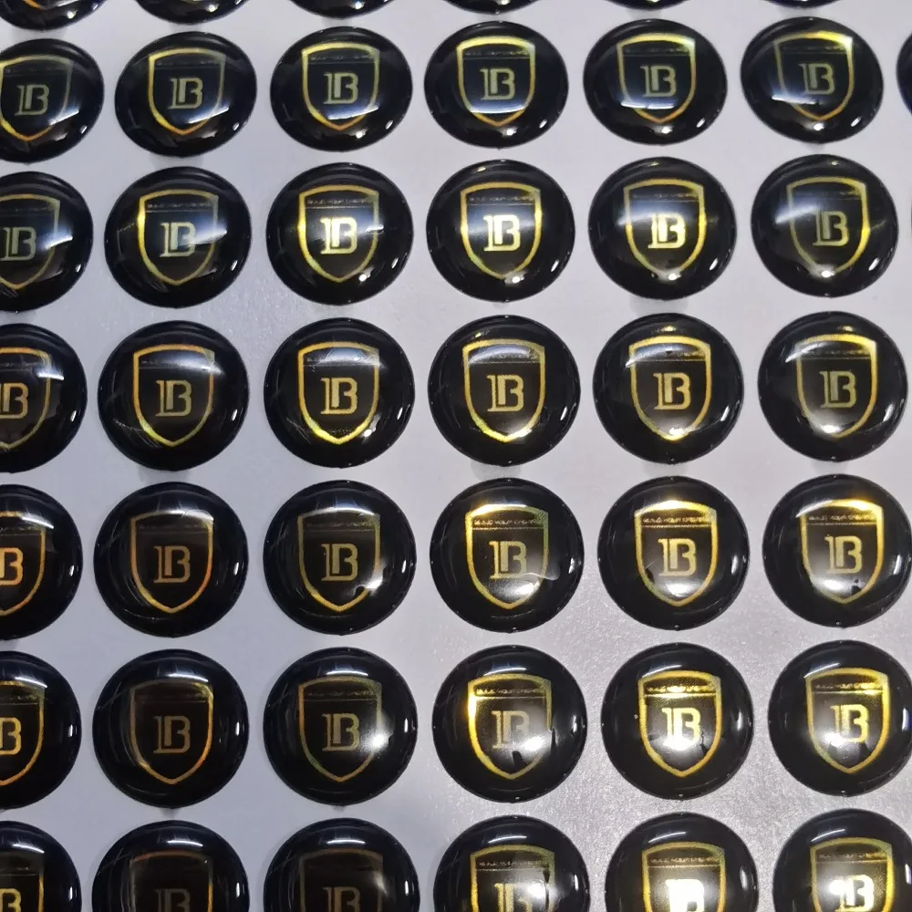 10mm KEYDIY DIY Epoxidharz Runder Aufkleber Abzeichen Etikett Emblem Symbol für Xhorse Vvid Fernbedienungsgehäuse Schlüsselhülle