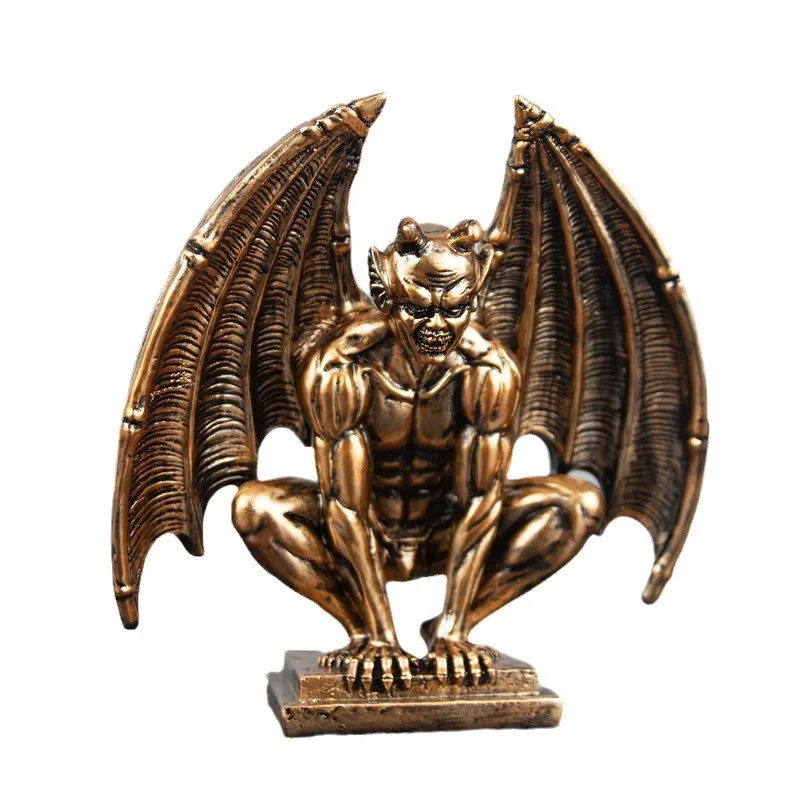 

Gargoyle Statues Outdoor Winged Gargoyle Garden Guardian Sculpture Home Decor Figurine Resin Gothic Indoor Outdoor Decor Statue