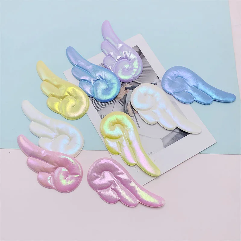 Phantom PU Angel Wings Appliques, DIY Hat Clothes, Sewing Patches, Handmade Headwear, Hair Clips Accessories, 30Pcs