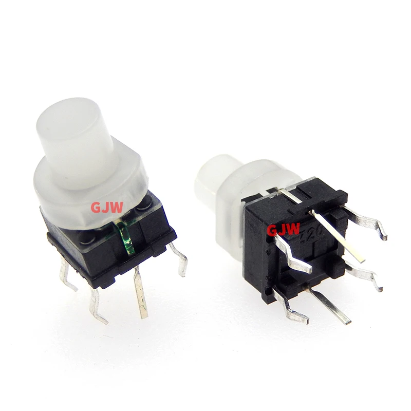 2 sets LED Push Button Switches PB6156L With LED Blue/Red/Green Light +  Button Caps