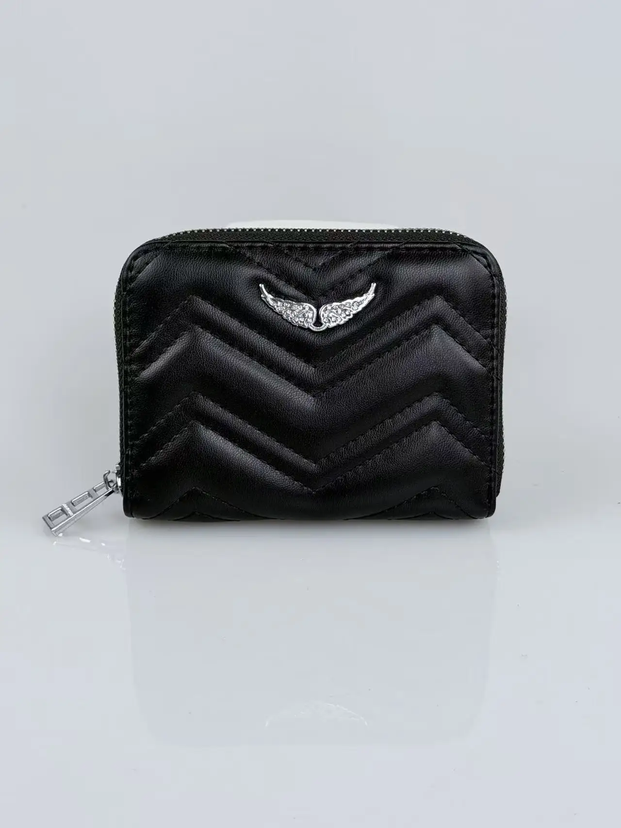 

Women's Minimalist Wallet Card Holder Clutch, Premium PU Leather Cash Purse, Trendy Zip Around Handbag for Daily Use Gift