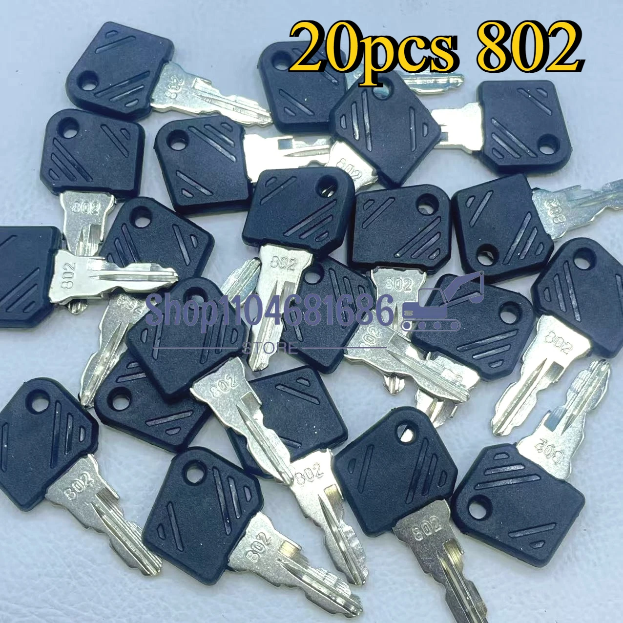

20 PCS 802 Key 0039730404 Ignition Key for Linde Forklift 1151 1152 1158 131 Pall