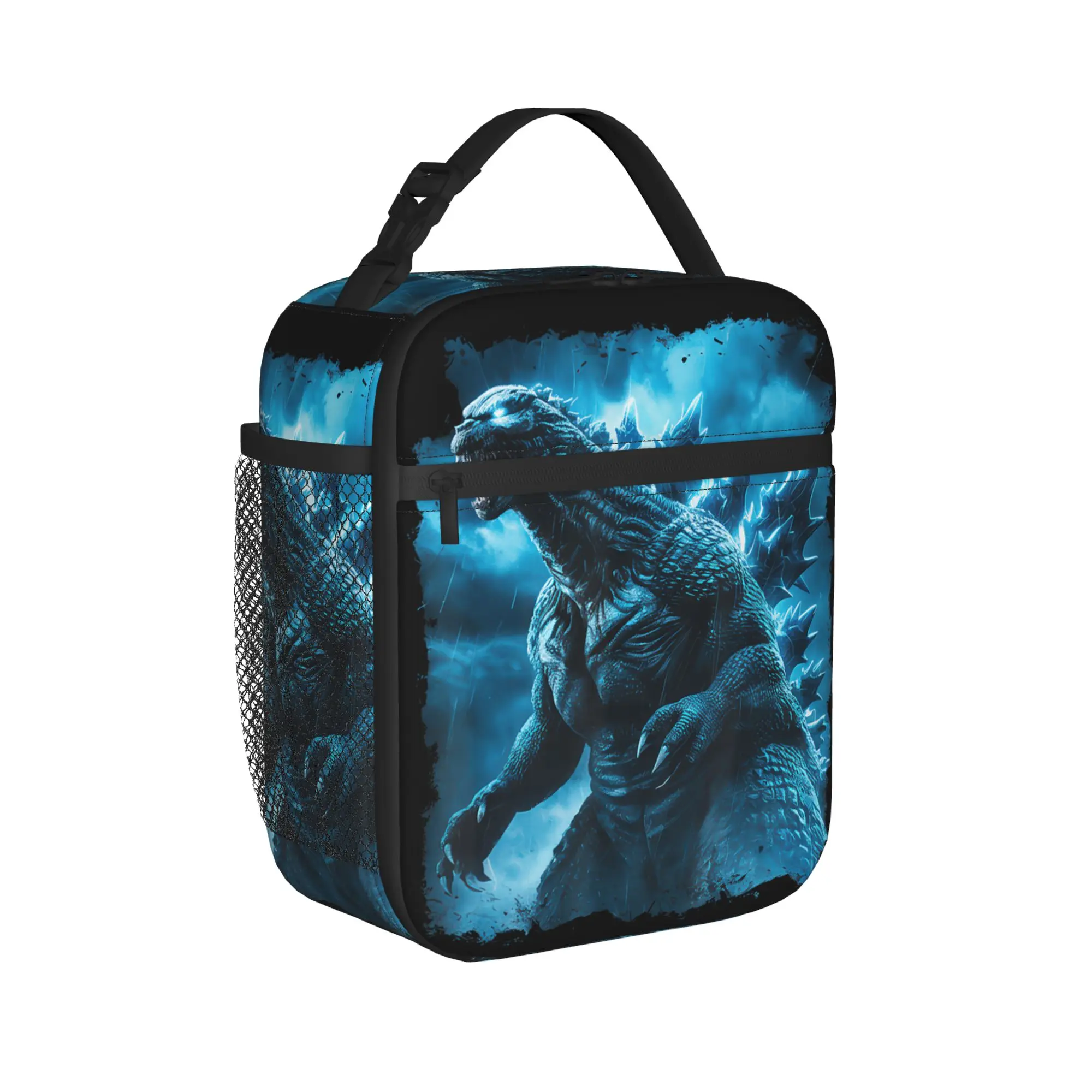 Godzillaed Lunch Bag  School Lunch Box For Child Back To School Thermal Lunch Bags Waterproof Convenient Cooler Bag