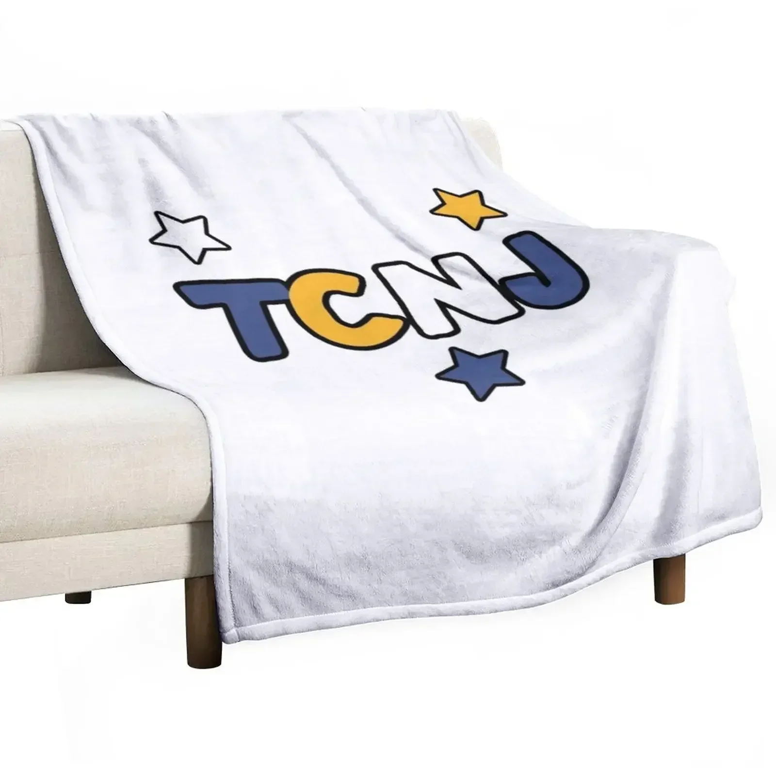 

TCNJ Stars Throw Blanket Single Luxury Brand Sofa Quilt Thin Blankets