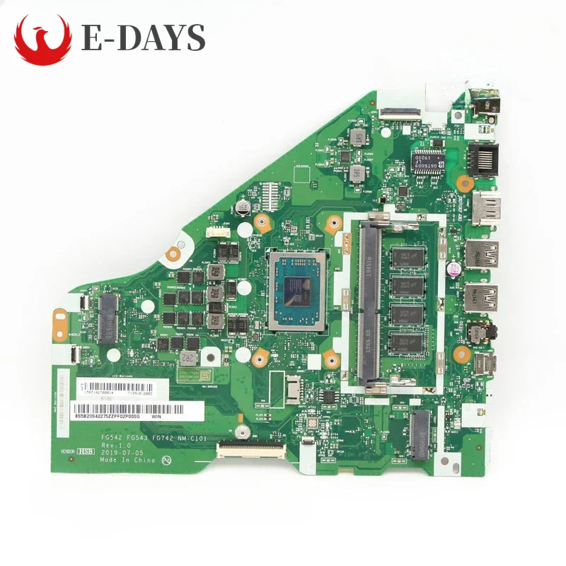 

For Lenovo Ideapad L340-17API Laptop Motherboard NM-C101 Notebook Mainboard with AMD R5-3500U CPU RAM 4G Tested Ok