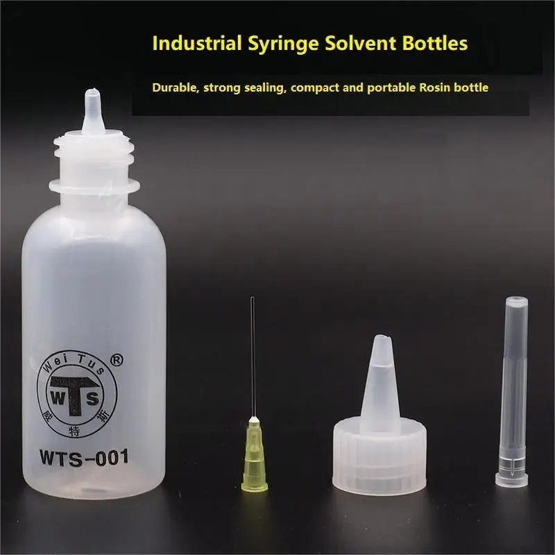 

HISEECON WTS001 50ML Cleaning Liquid Alcohol Press Empty Container Bottle Portable Acrylic Gel Polish Cleaner Remover Dispenser