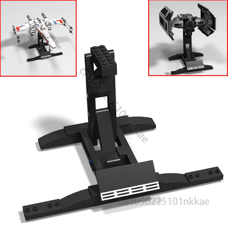 Multiple Spaceship Display Stand fit for Millennium Star Destroyer X-Wing Republic Gunship Razor Building Block Toy Only Bracket - view 4